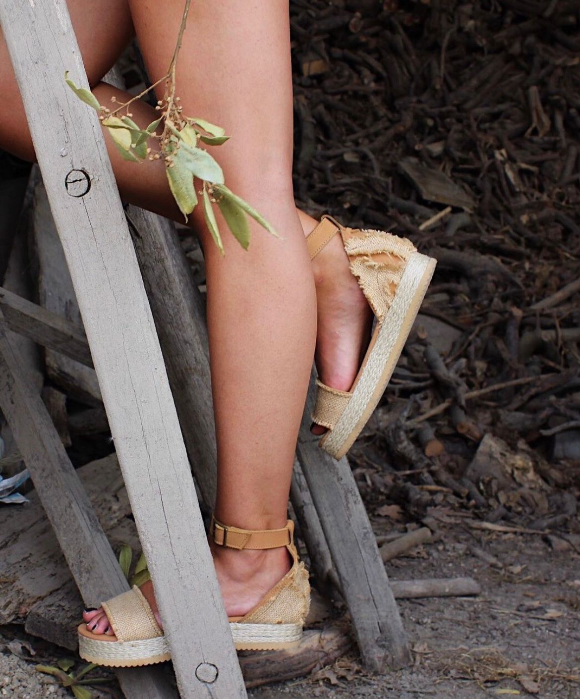 Chama - sandals with jute