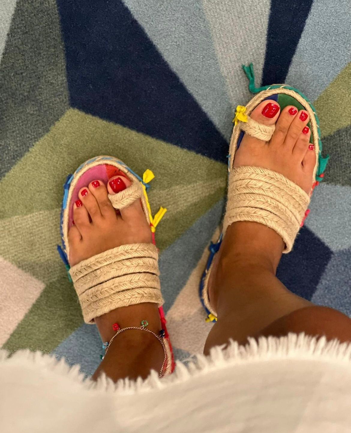 Mós - sliders with braided rag
