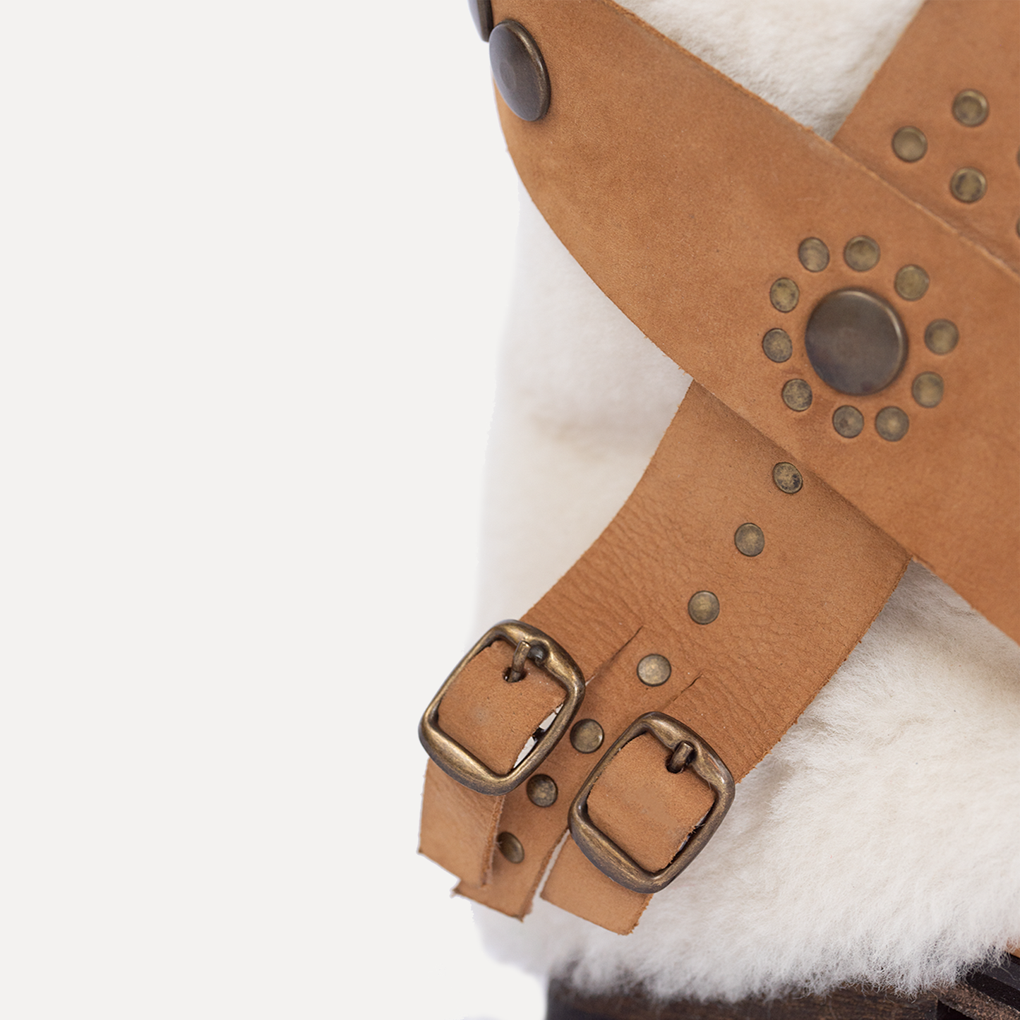 Bornes - boots with faux fur and studs
