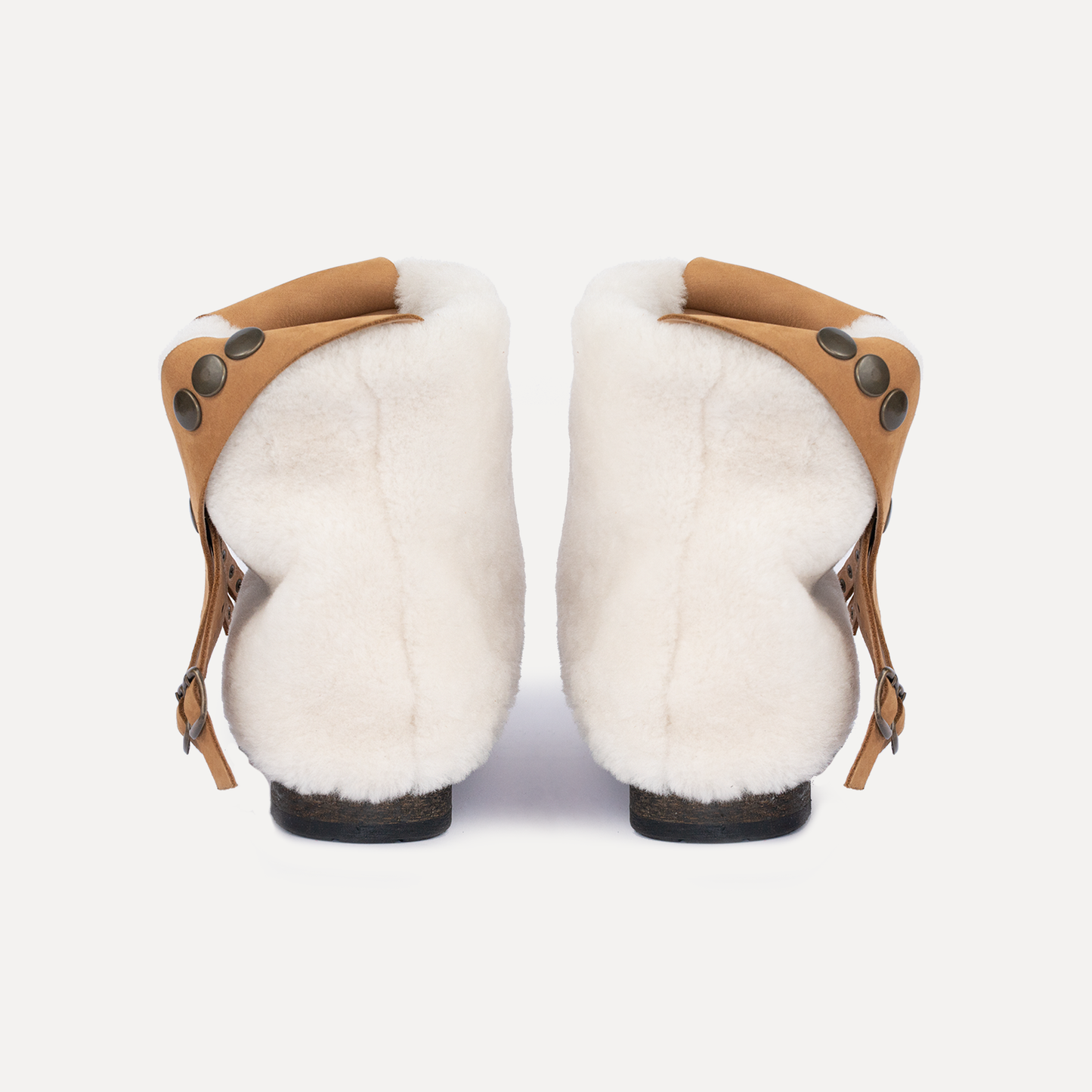 Bornes - boots with faux fur and studs