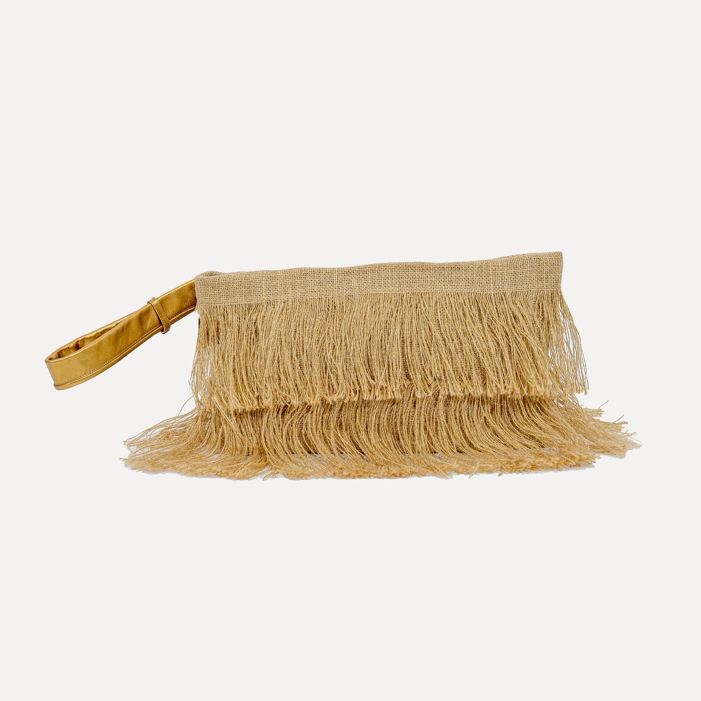 Sendas - clutch with jute and lurex