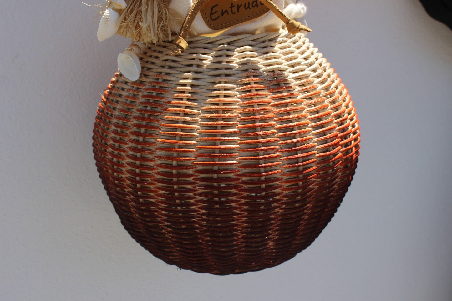 Cimbres - hand-painted bamboo basket