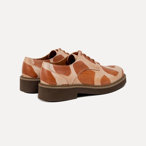 Arcas Jungle - hand-painted leather lace up shoes