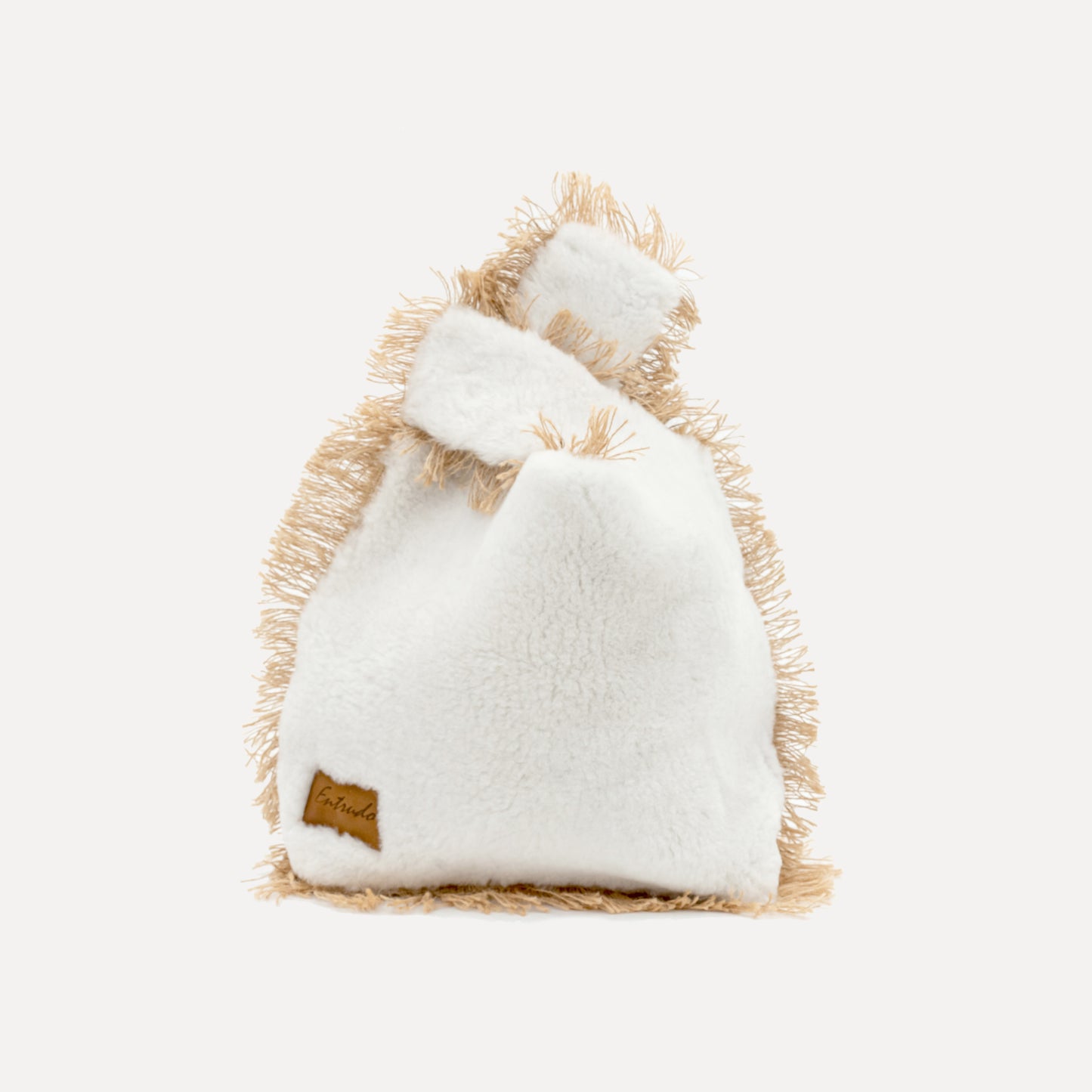 Bornes - bag with jute and faux fur