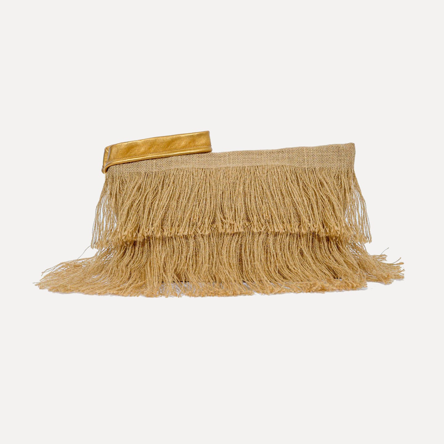 Sendas - clutch with jute and lurex