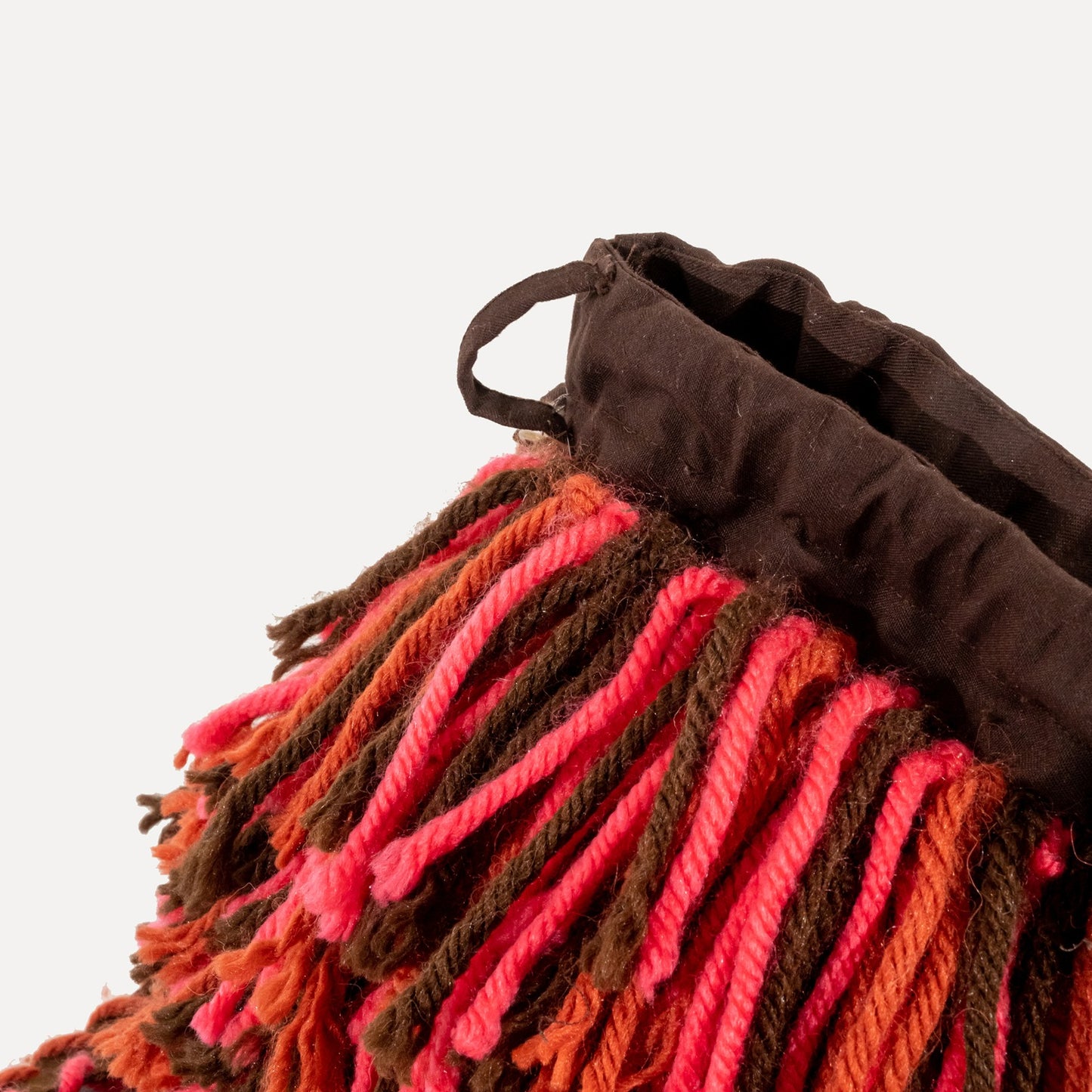 Burga - bag with handmade wool fringes